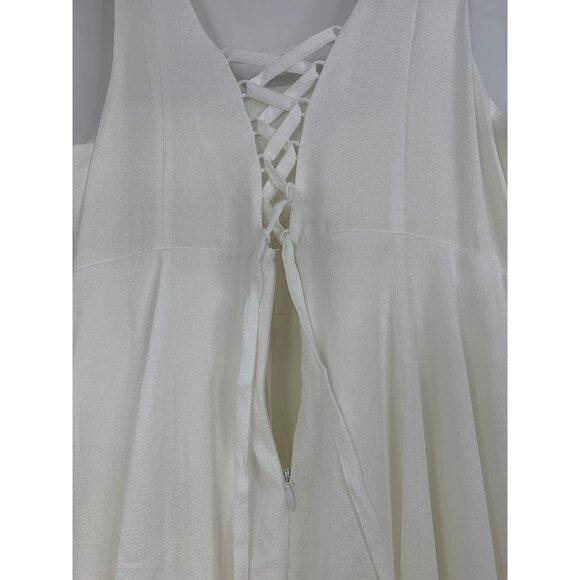 Torrid Ivory Jacquard Sweetheart Wedding Bride Gown Size 18 RZ10402 New Corset - Picture 11 of 16